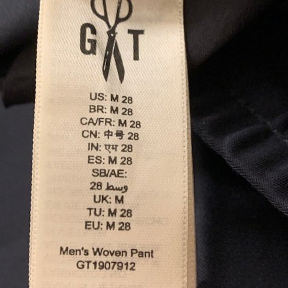 Goodthreads Men's Gray Straight Leg Washed Chino Lounge Pants Medium 28"Ins. NWT - Picture 7 of 9